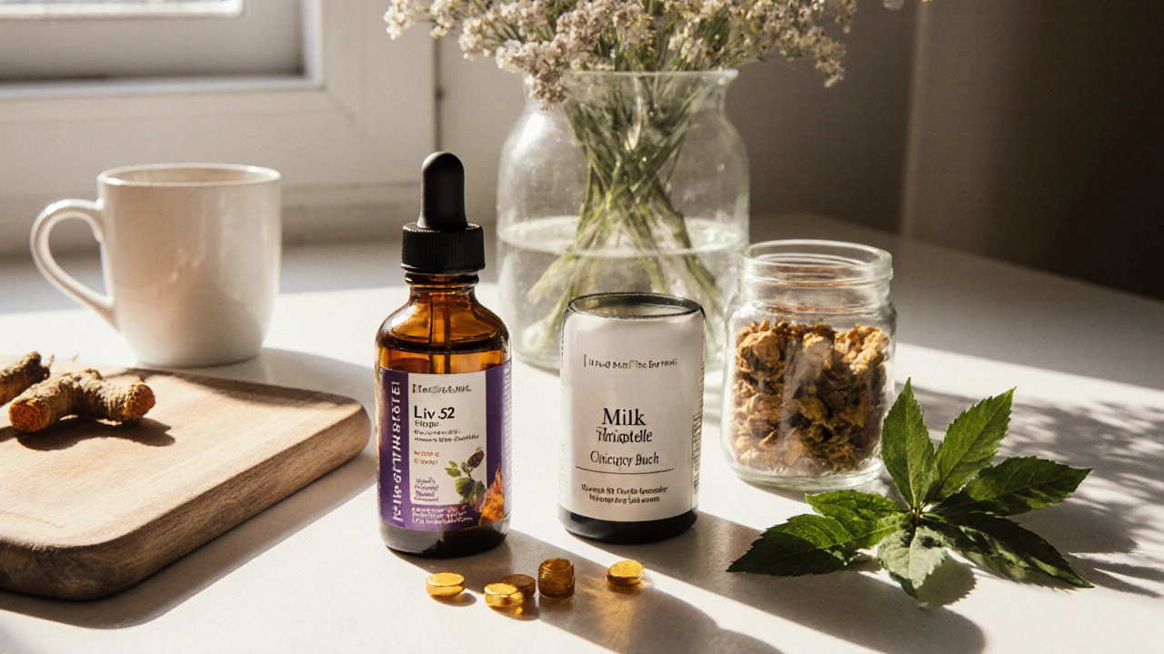 Liv.52 Drops (Chicory, The Caper Bush) vs Top Liver‑Support Alternatives