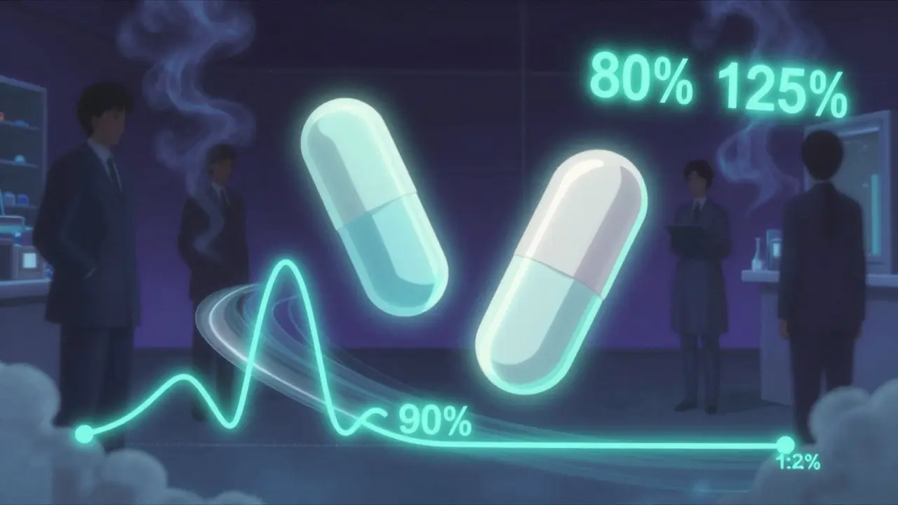 The 80-125% Rule: Understanding Bioequivalence Confidence Intervals in Generic Drugs